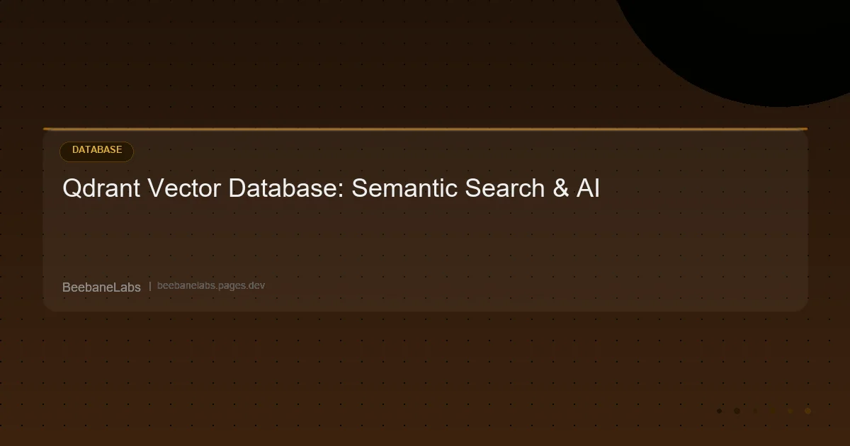 Artikel: Vector Database Qdrant