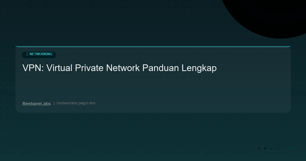 Artikel: Vpn Panduan