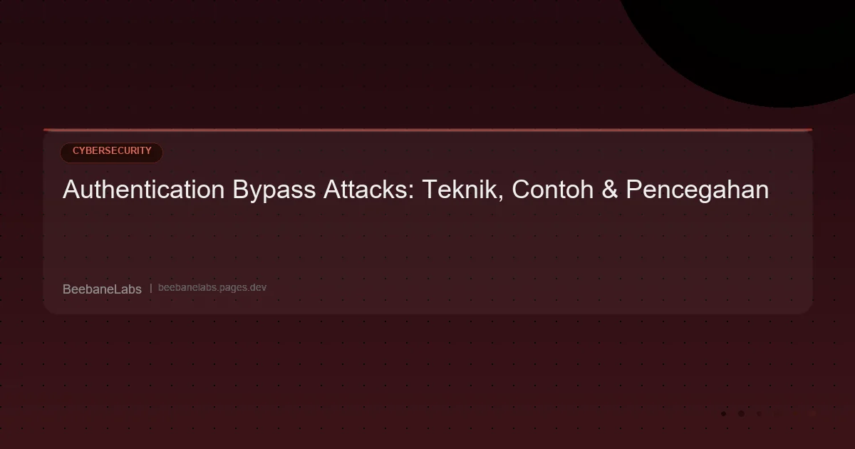 Artikel: Web Auth Bypass