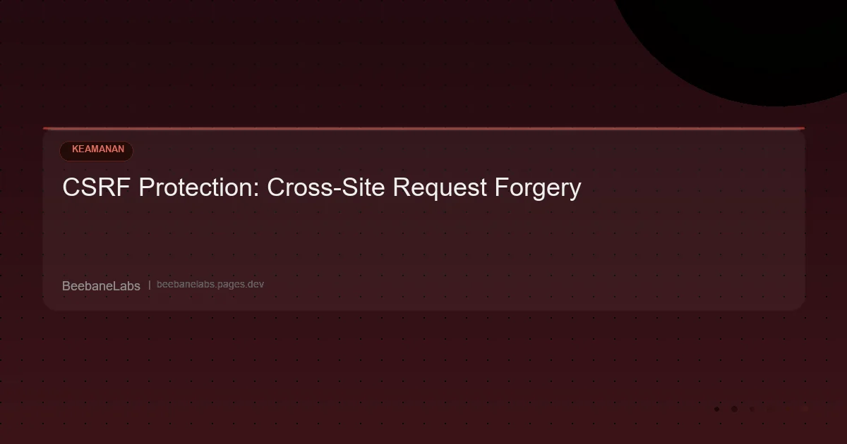 Artikel: Web Csrf Protection