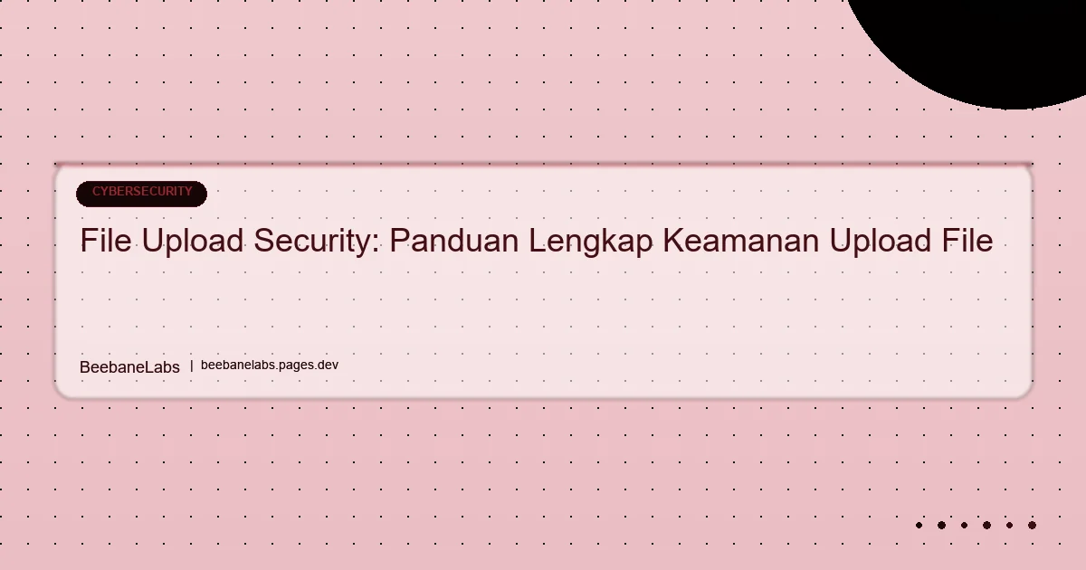 Artikel: Web File Upload Security