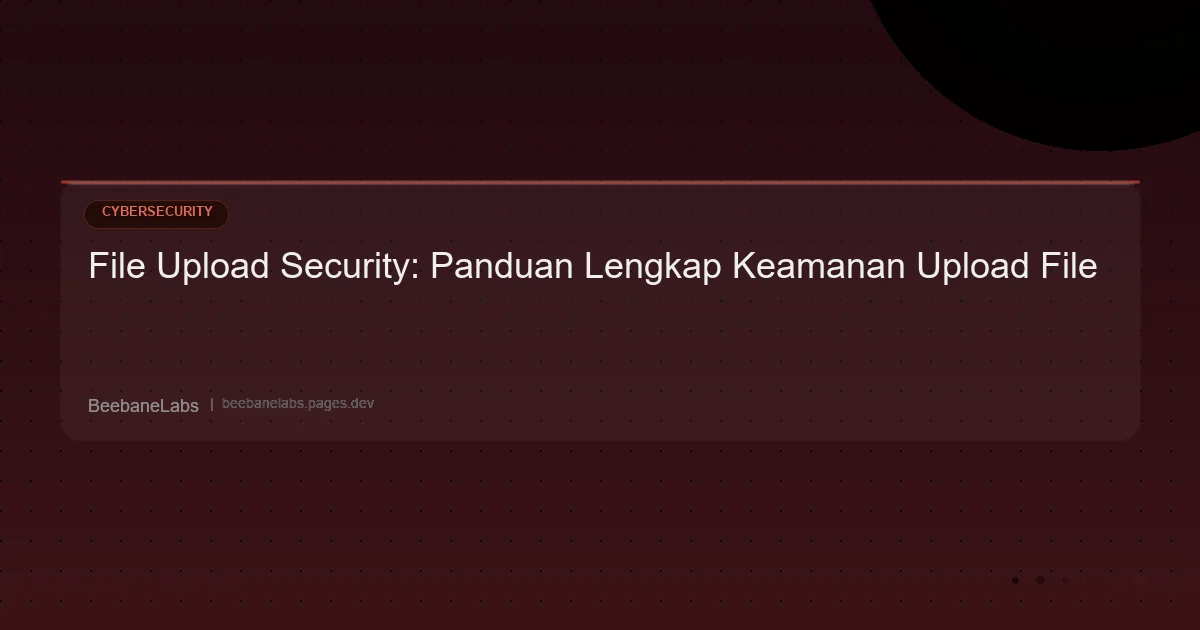 Artikel: Web File Upload Security