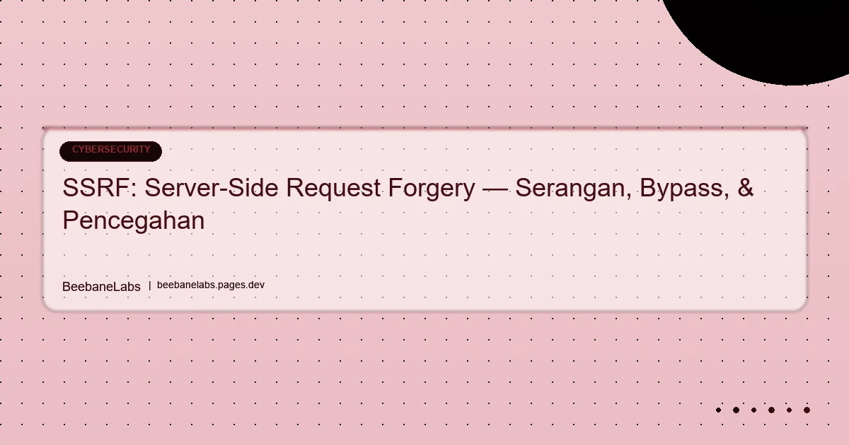 Artikel: Web Ssrf Protection