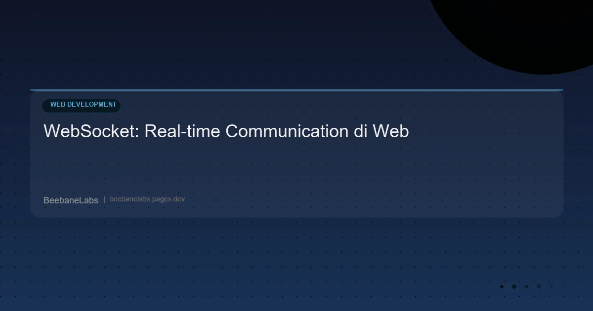 Artikel: Websocket Basics