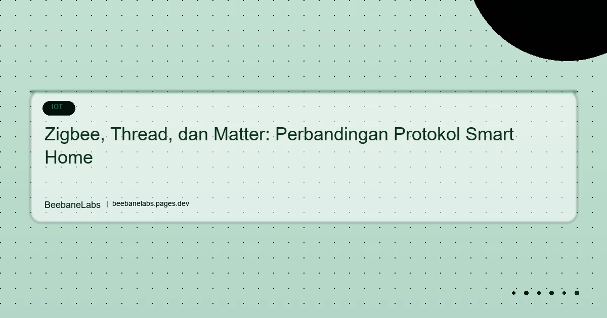 Artikel: Zigbee Thread Matter